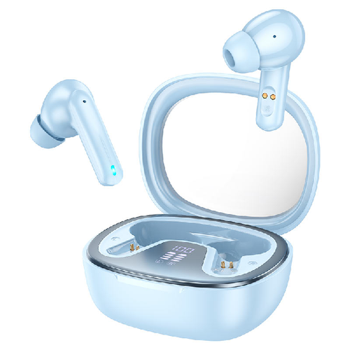 Bluetooth стереогарнитура Hoco EQ6 Shadow TWS Blue фото 