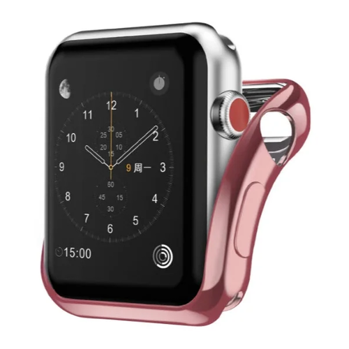 Чехол InterStep Sport для Apple Watch 44 mm Silicone Case Rose Gold фото 