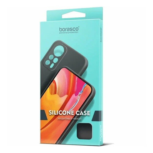 Накладка силиконовая BoraSCO Silicone Case Samsung S24 Black фото 