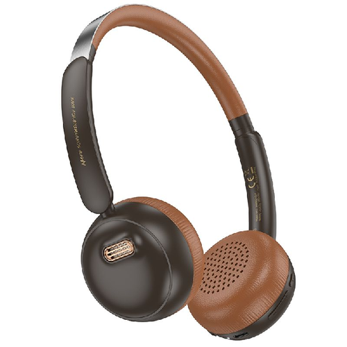 Bluetooth стереогарнитура накладная Hoco W62 Brown фото 